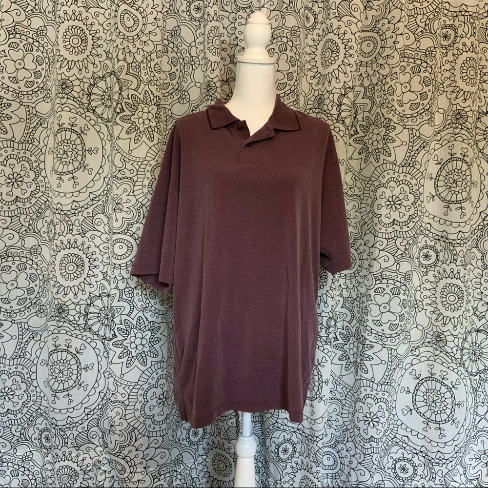 Marc Edwards Maroon Men’s Large Polo
